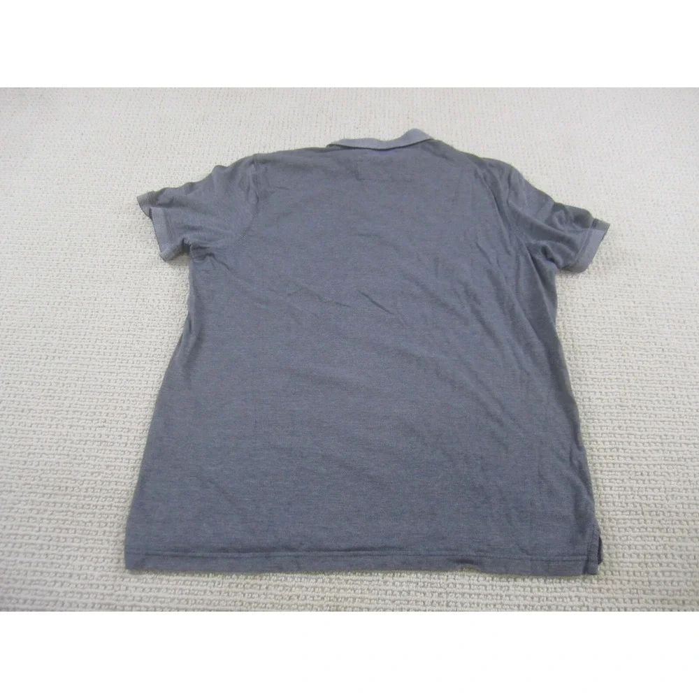 Banana Republic Shirt Mens XL Gray‎ Blue Short Sleeve Casual Collared Cotton
